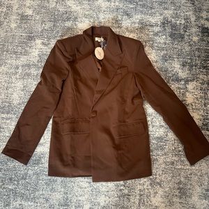 Women’s brown blazer New with tags size small